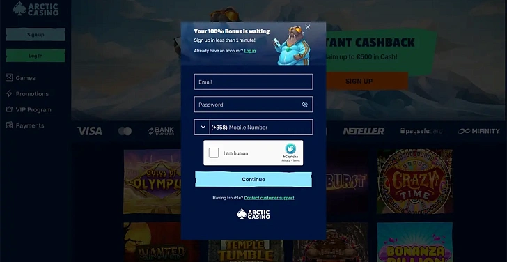 Screenshot 20Bet