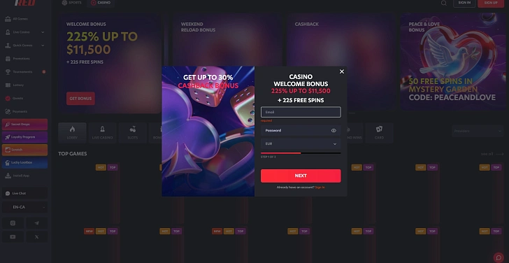 Screenshot 20Bet