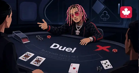 Lil Pump Dealt Cards at Duel and Turned Blackjack Into Yet Another Circus