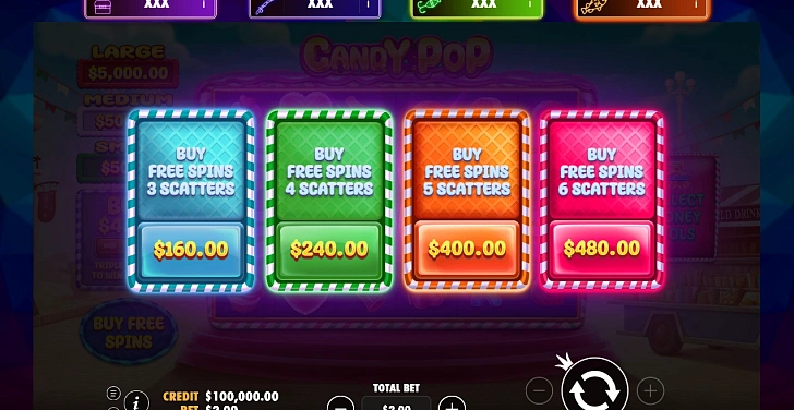 Bonus game: free spins, retriggers and bonus-round rules.