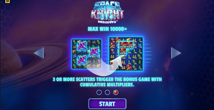 Base game: layout, bet controls and balance display.