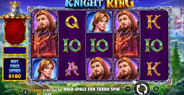 Base game: layout, bet controls and balance display.