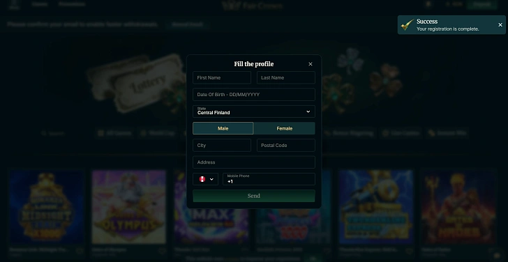 Screenshot 20Bet