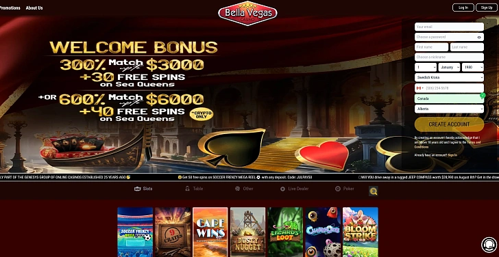 Screenshot 20Bet