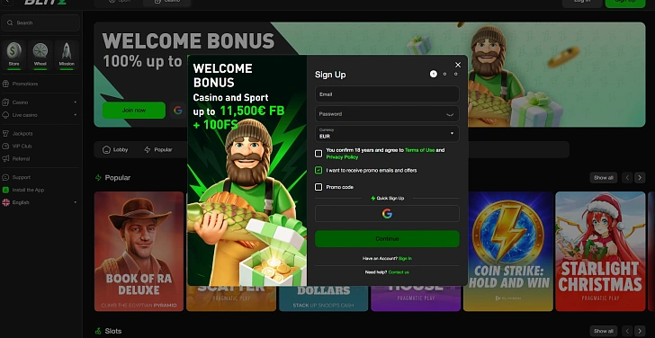 Screenshot 20Bet