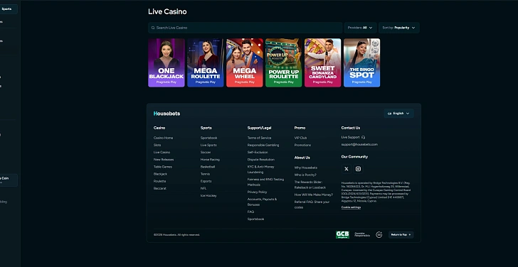 Screenshot 20Bet
