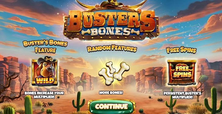Base game: layout, bet controls and balance display.