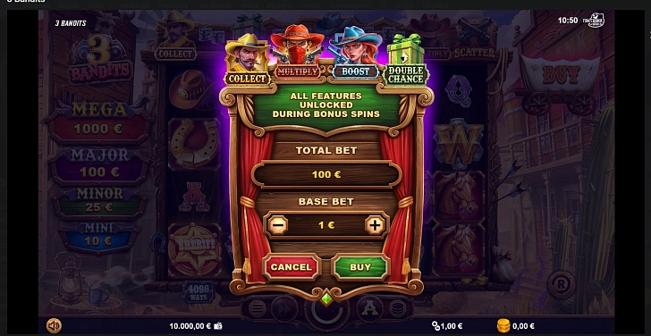 Bonus game: free spins, retriggers and bonus-round rules.