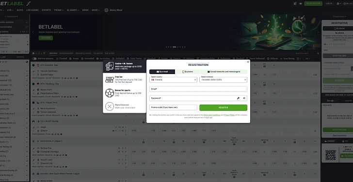 Screenshot 20Bet