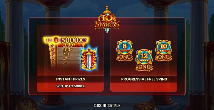 Base game: layout, bet controls and balance display.