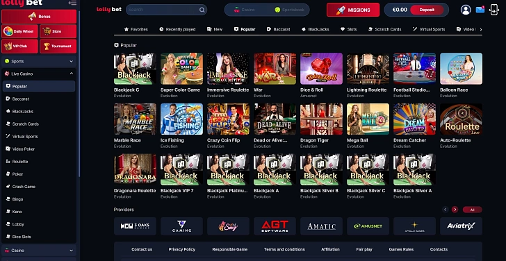 Screenshot 20Bet