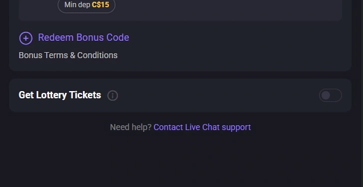 Screenshot 20Bet