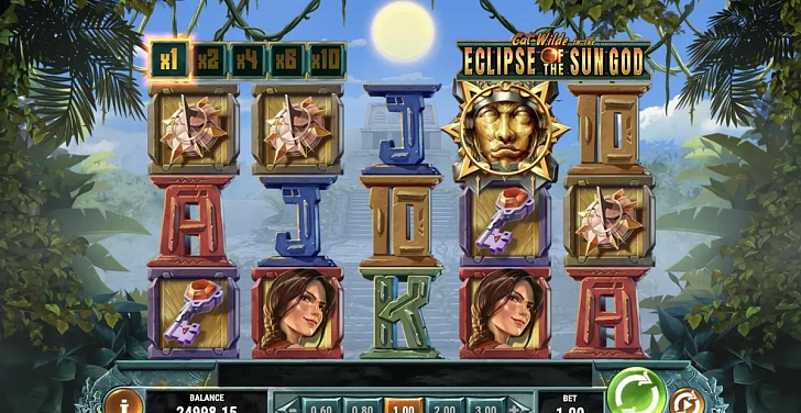 Gameplay process: wins, multipliers and cascade behaviour.