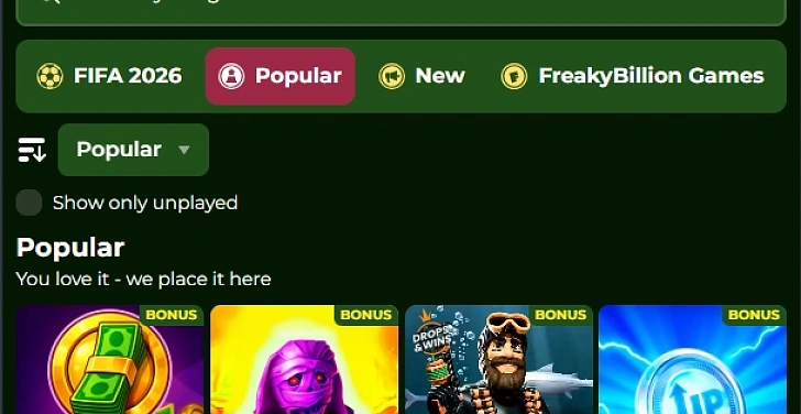 Screenshot 20Bet