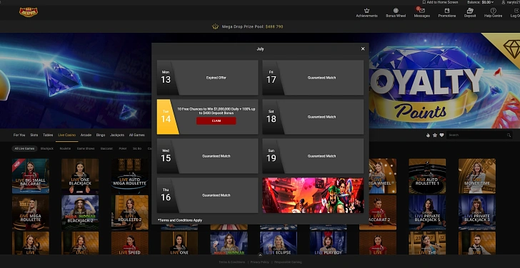 Screenshot 20Bet