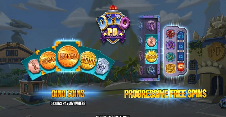 Base game: layout, bet controls and balance display.