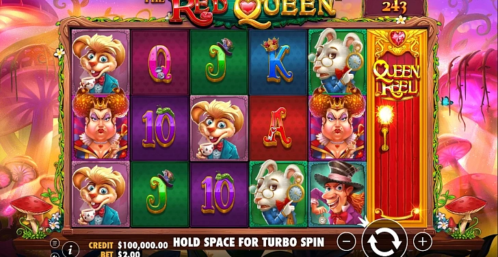 Base game: layout, bet controls and balance display.