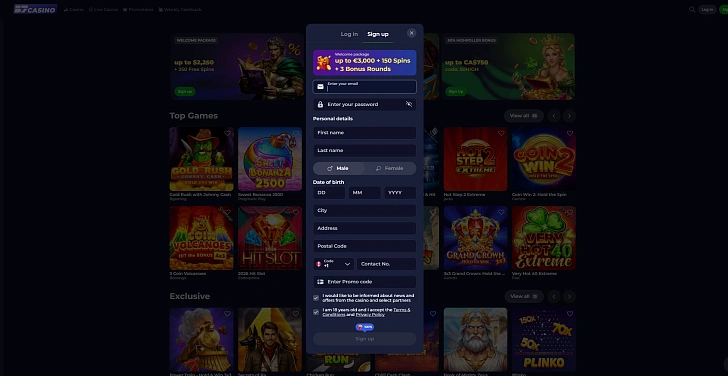 Screenshot 20Bet