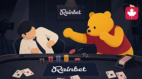 Rainbet Dealer Fights Winnie-the-Pooh Right at the Blackjack Table