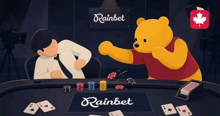 Rainbet Dealer Fights Winnie-the-Pooh Right at the Blackjack Table