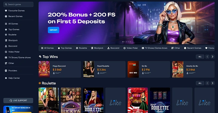 Screenshot 20Bet