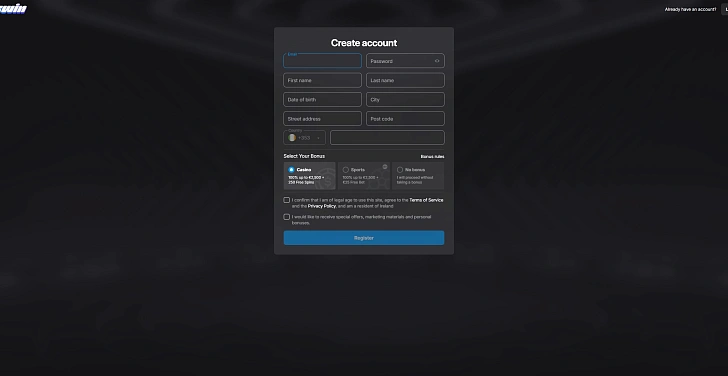 Screenshot 20Bet