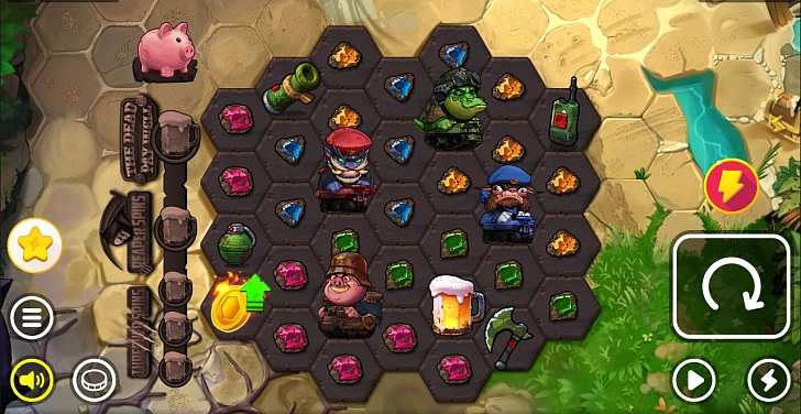 Gameplay process: wins, multipliers and cascade behaviour.