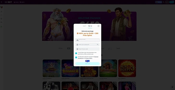 Screenshot 20Bet