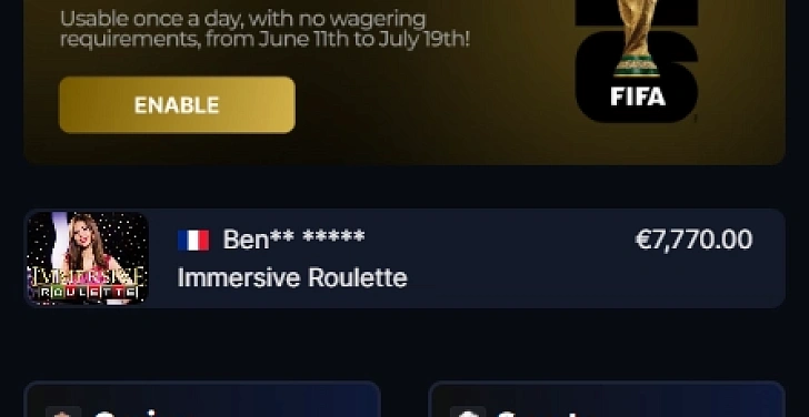 Screenshot 20Bet