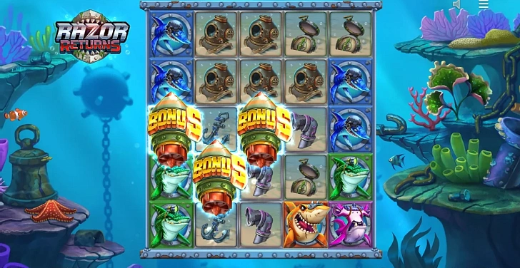 Bonus game: free spins, retriggers and bonus-round rules.