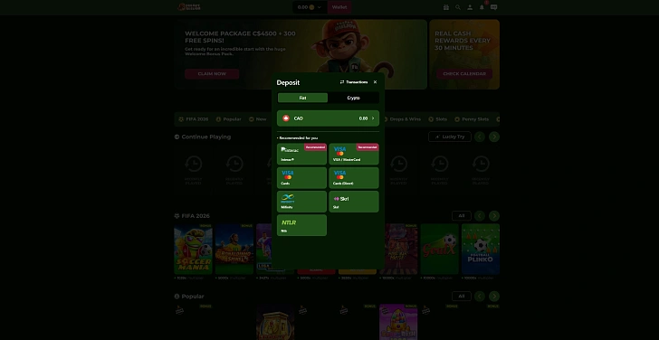 Screenshot 20Bet
