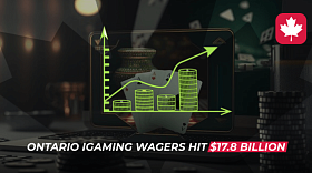 Ontario iGaming Wagers Reach $17.8 Billion in 2023-2024