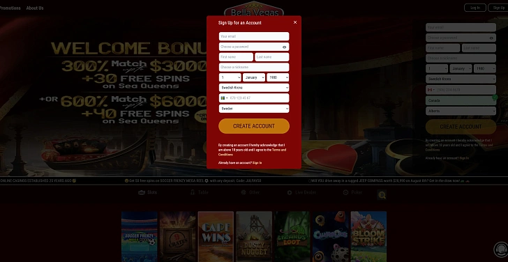 Screenshot 20Bet