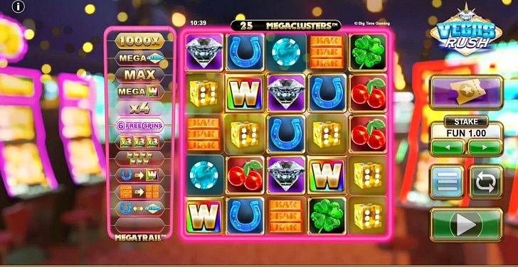 Bonus game: free spins, retriggers and bonus-round rules.