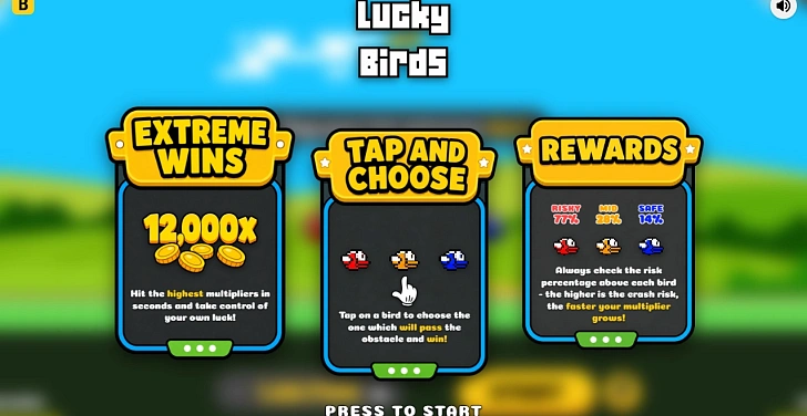 Base game: layout, bet controls and balance display.