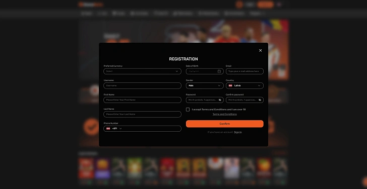 Screenshot 20Bet