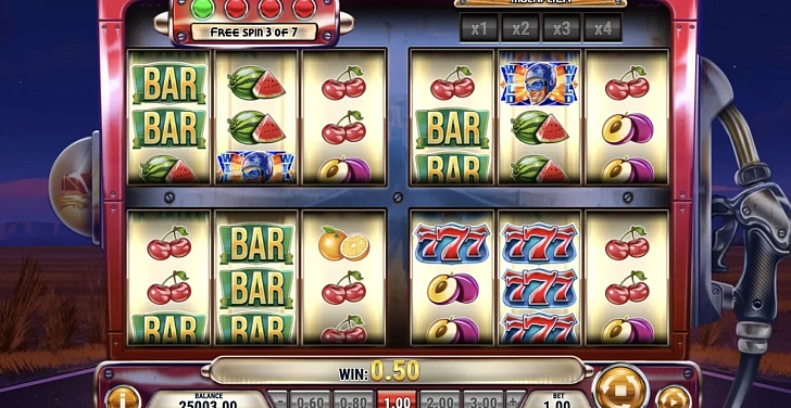 Bonus game: free spins, retriggers and bonus-round rules.