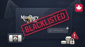 Monkey Tilt Goes on the Blacklist: Withdrawals Stall, RTP Is Reduced and Trust Is Gone