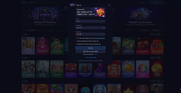 Screenshot 20Bet