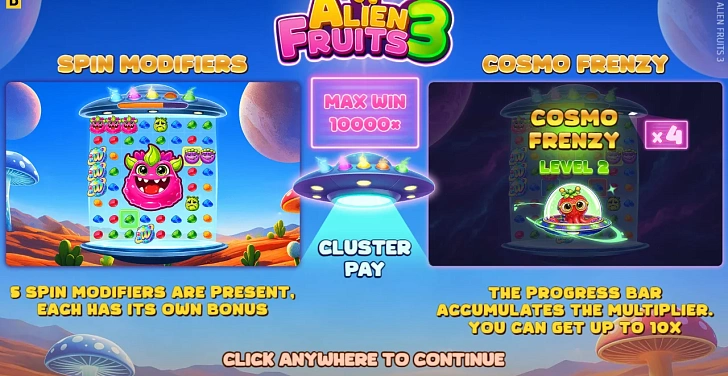 Base game: layout, bet controls and balance display.