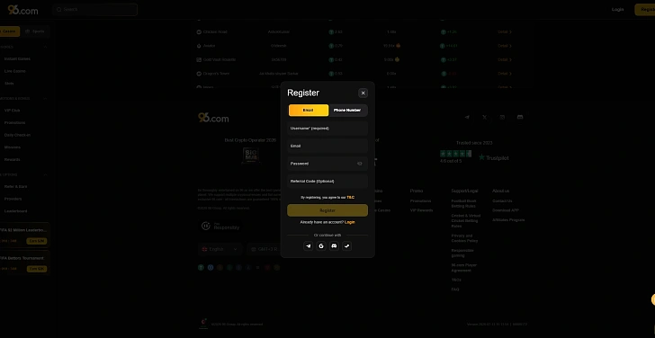 Screenshot 20Bet
