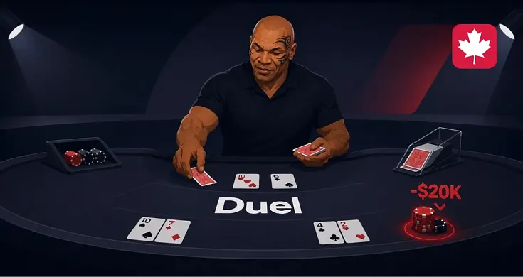 Mike Tyson Lost $20,000 on a Duel Stream at His Own Blackjack Table