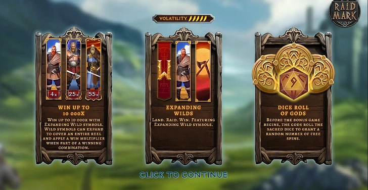 Base game: layout, bet controls and balance display.