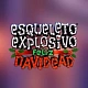 Esqueleto Explosivo Feliz Navidead