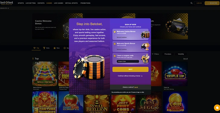 Screenshot 20Bet