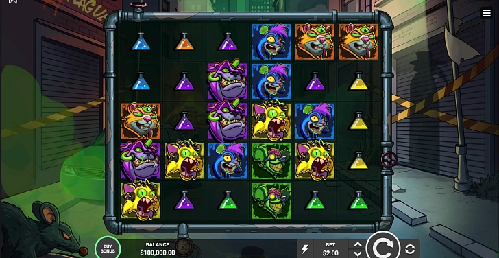 Gameplay process: wins, multipliers and cascade behaviour.