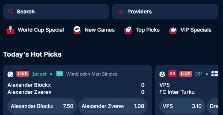 Screenshot 20Bet