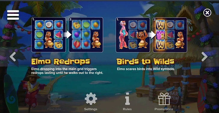 Bonus game: free spins, retriggers and bonus-round rules.