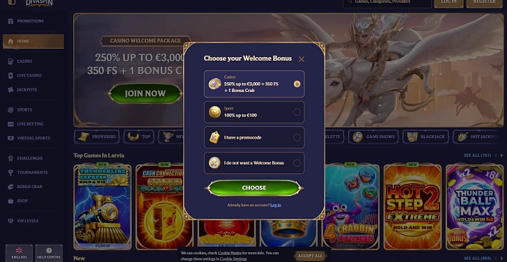 Screenshot 20Bet