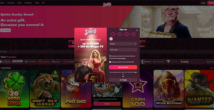 Screenshot 20Bet